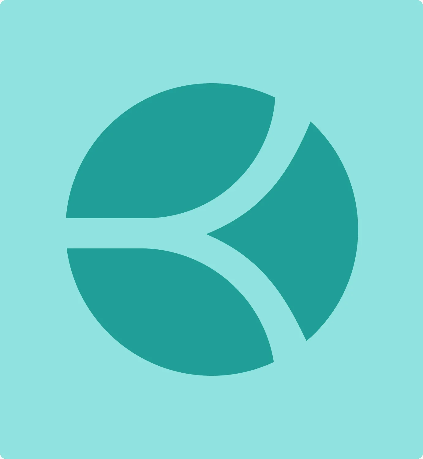The Rockstone logo mark on teal