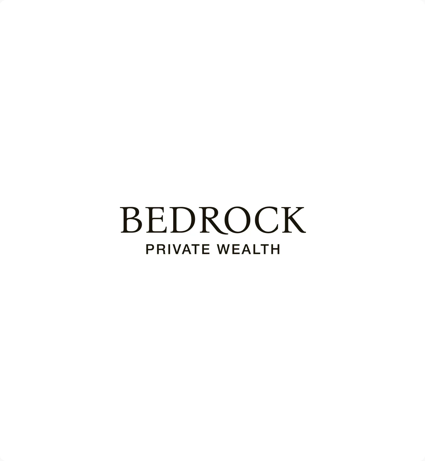 The Bedrock Private Wealth logo on white